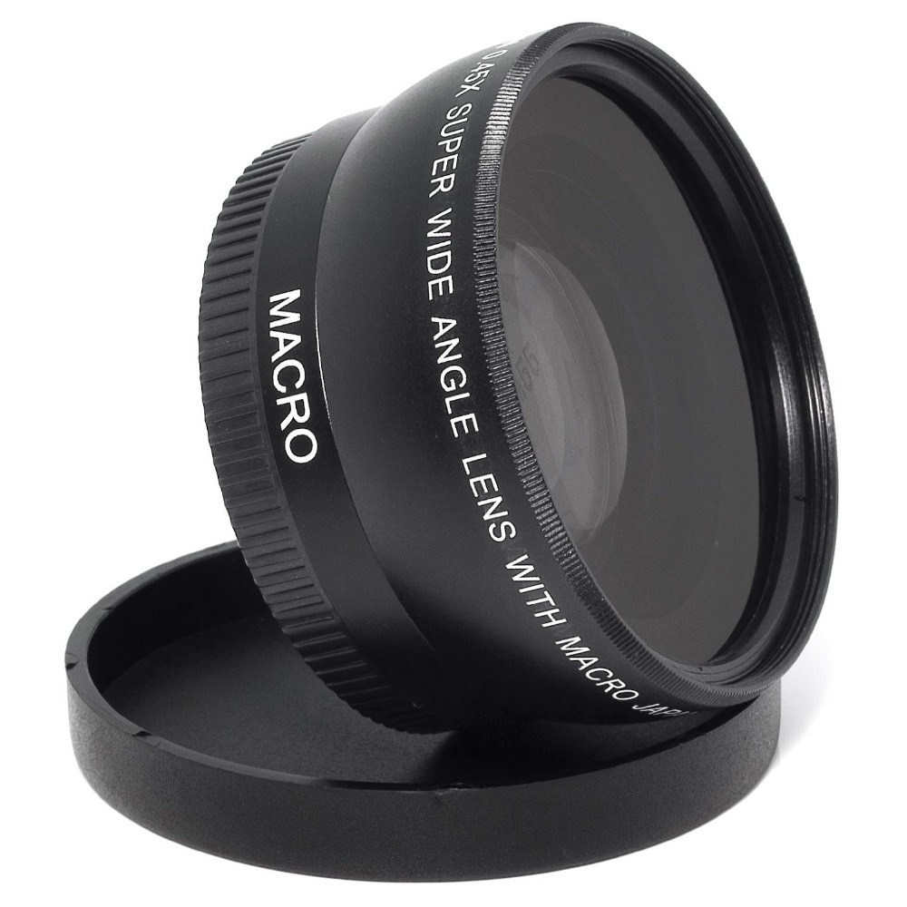 CUJMH Lightdow 55MM 0.45x Wide Angle Lens + Macro Lens for Sony Alpha A77 A280 A290 A380 A390 A580 A590 DSLR Camera