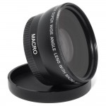 CUJMH Lightdow 55MM 0.45x Wide Angle Lens + Macro Lens for Sony Alpha A77 A280 A290 A380 A390 A580 A590 DSLR Camera