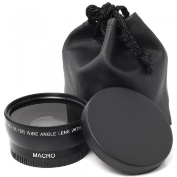CUJMH Lightdow 55MM 0.45x Wide Angle Lens + Macro Lens for Sony Alpha A77 A280 A290 A380 A390 A580 A590 DSLR Camera