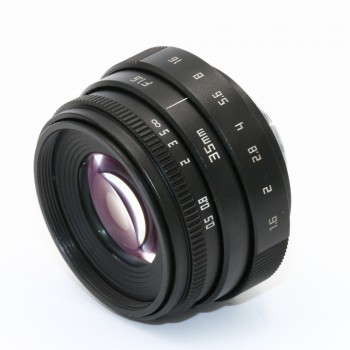 FUJIAN 35mm f1.6 C mount camera CCTV Lens II +C mount adapter ring+Macro For Canon EOS M EF-M Mirrorless free shipping