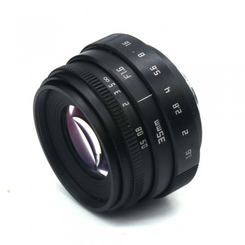 FUJIAN 35mm f1.6 C mount camera CCTV Lens II +C mount adapter ring+Macro For Canon EOS M EF-M Mirrorless free shipping