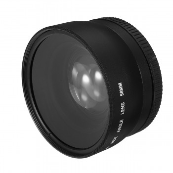 3Pcs 58mm 0.45X Wide Angle Lens for Canon EOS 1000D 1100D 500D Rebel T1i T2i for T3i L3EF Camera Lens Accessories