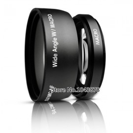 58MM 0.45x Wide Angle Fisheye Lens with Macro for Canon DSLR T1i T2i XTi XSi