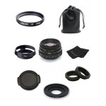 new arrive FUJIAN 35mm f1.6 C mount CCTV Lens II +C mount adapter ring+Macro For Canon EOS M EF-M Mirrorless free shipping