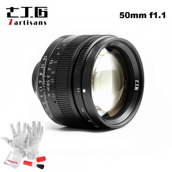 7artisans 50mm F1.1 M Mount Fixed Lens for Leica M-Mount Cameras M-M M240 M2 M4 M4P M5 M6 M7 M8 M9 M9P M10