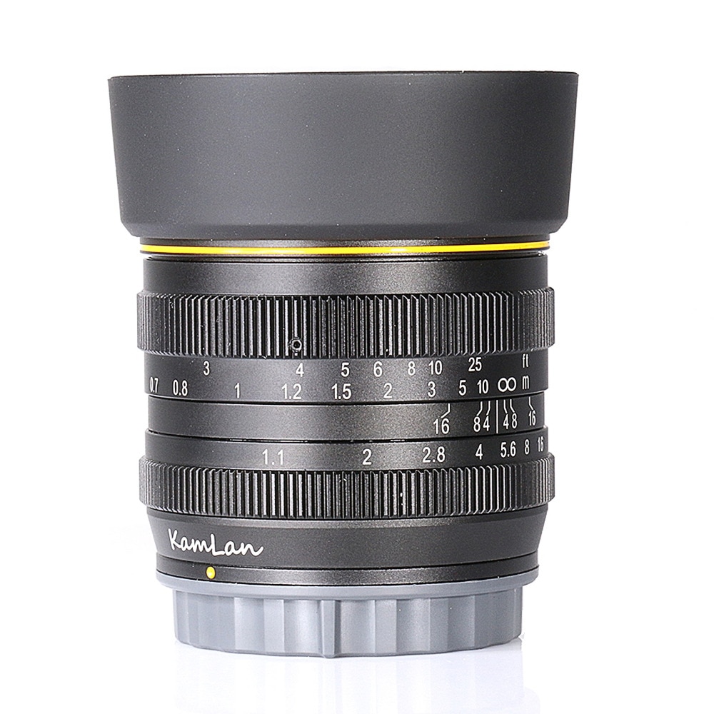 new style Kamlan 50mm F1.1 APS-C Large Aperture Manual Focus Lens for Sony E-Mount free shipping