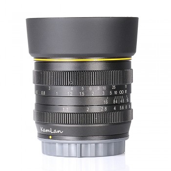 new style Kamlan 50mm F1.1 APS-C Large Aperture Manual Focus Lens for Sony E-Mount free shipping