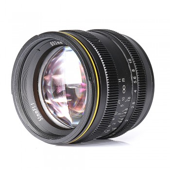 new style Kamlan 50mm F1.1 APS-C Large Aperture Manual Focus Lens for Sony E-Mount free shipping
