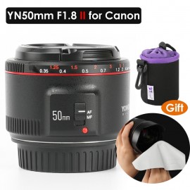YONGNUO YN50mm F1.8 II Large Aperture Auto Focus Lens for Canon Bokeh Effect Camera Lens for Canon EOS 70D 5D2 5D3 600D DSLR