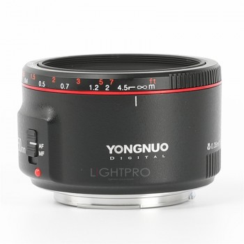 YONGNUO YN50mm F1.8 II Large Aperture Auto Focus Lens for Canon Bokeh Effect Camera Lens for Canon EOS 70D 5D2 5D3 600D DSLR