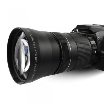 67MM 2.2X Telephoto Lens Professional High Definition for Canon Nikon Pentax Olympus Sony Samsung and Other Digital SLR Camera