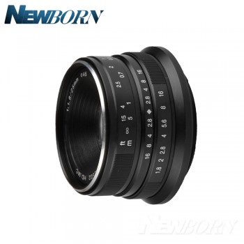 7artisans 25mm / F1.8 Prime Lens to All Single Series for Sony E Mount /Canon EOS-M Mount/Fuji FX Mount /M43 Panasonic Olympus