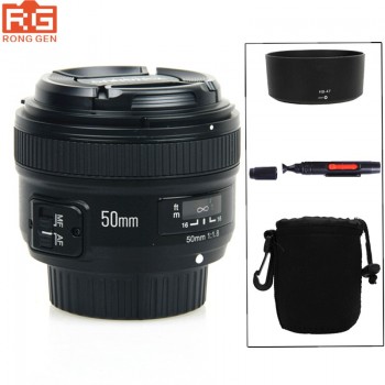 YONGNUO YN 50mm f/1.8 AF Lens YN50mm Aperture Auto Focus Large Aperture for Nikon DSLR Camera as AF-S 50mm 1.8G