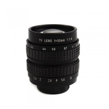 Fujian 50mm F1.4 CCTV Movie Lens+C-M4/3 Mount to Micro 4/3 m4/3 EPL5 EPM3 EPL7 OM-D for Panasonic Olympus