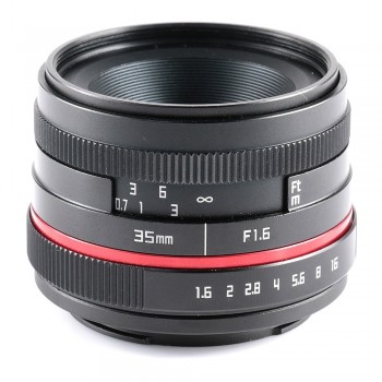 35mm F1.6 small wide angle manual Aps-c camera  lens for Sony E Mount NEX 5T A6300 A6000 A5100