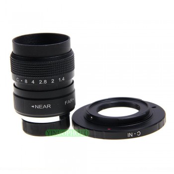Fujian 25mm F1.4 CCTV TV lens+C Mount for NiKON 1 J1 J2 J3 V1 J2