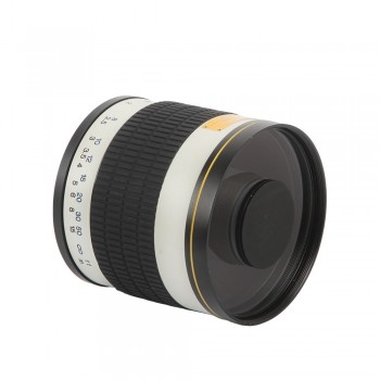 500mm F/6.3 Manual Camera Telephoto Mirror Lens + T2 Mount Adapter Ring for Canon Nikon Pentax Olympus Sony A6500 A7RII GH5 DSLR