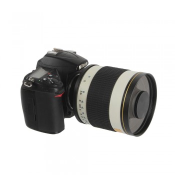 500mm F/6.3 Manual Camera Telephoto Mirror Lens + T2 Mount Adapter Ring for Canon Nikon Pentax Olympus Sony A6500 A7RII GH5 DSLR