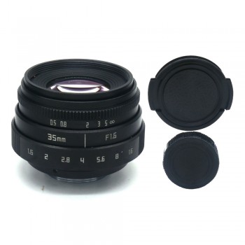 new arrive fujian 35mm f1.6 C mount camera CCTV Lens II for N1 Fujifilm Fuji NEX Micro 4/3 EOSM   free shipping