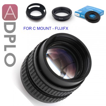 ADPLO 50mm f/1.4 CC TV F1.4 Lens + 3 Gift Suit For Canon EOS M Micro 4/3 Nex For Nikon 1  Pentax Q Fuji FX OM-DE-M10 II E-M5 II