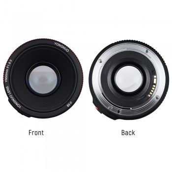 2018 YONGNUO YN50mm F1.8 II Fixed Lens for Canon AF/MF Large Aperture Metal Mount Focus 50mm lens for Canon 600D 1300D DSLR