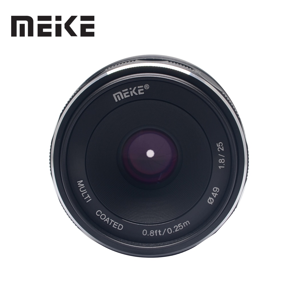 Meike 25mm f/1.8 Large Aperture Wide Angle Lens Manual Focus Lens for Panasonic Olympus M4/3-mount Mirrorless Cameras