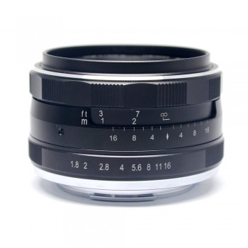 Meike 25mm f/1.8 Large Aperture Wide Angle Lens Manual Focus Lens for Panasonic Olympus M4/3-mount Mirrorless Cameras