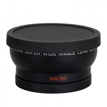58MM 0.45x Wide Angle Lens + Macro Lens for Canon EOS 350D/ 400D/ 450D/ 500D/ 1000D/ 550D/ 600D/ 1100D Nikon Free Shipping