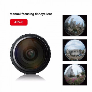 MEKE Meike 6.5mm Ultra Wide f/2.0 Circular Fisheye Lens for Canon EOS-M1/M2/M3/M5/M6/M10/M50/M100 Mirorrless Camera+Free Gift