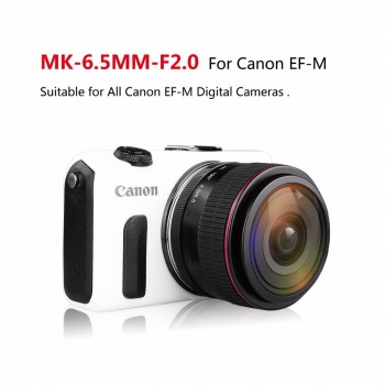 MEKE Meike 6.5mm Ultra Wide f/2.0 Circular Fisheye Lens for Canon EOS-M1/M2/M3/M5/M6/M10/M50/M100 Mirorrless Camera+Free Gift