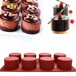 Delidge 8 Holes Round Silicone Cake Mold 3D Handmade Cupcake Jelly Cookie Mini Muffin Soap Maker DIY Baking Tools Dropshipping