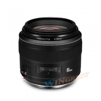 YONGNUO YN85mm F1.8 AF/MF Standard Medium Telephoto Prime Lens 85mm Fixed Focal Camera Lens for Canon EF Mount EOS Cameras