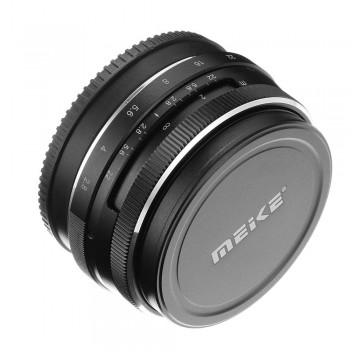 Meike 28mm f/2.8 Manual Focus Fixed Lens for Sony E Mount Digital Cameras NEX3/5/6/7/A5000/A5100/A6000/A6100 and A6300+Free Gift