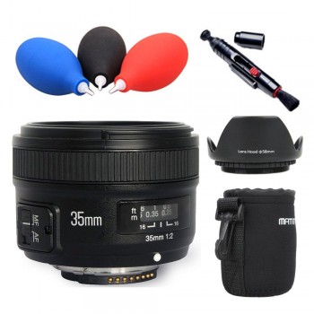 Yongnuo YN35mm F2 Lens Wide-angle Large Aperture Fixed Auto Focus Lens for Nikon D7100 D3200 D3300 D3100 D5100 D90 DSLR Cameras