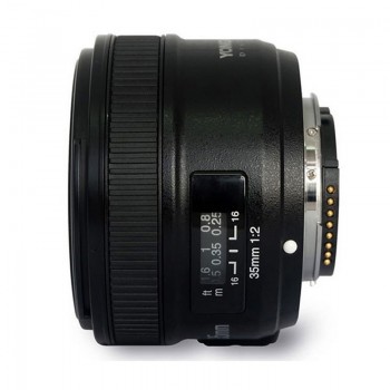 Yongnuo YN35mm F2 Lens Wide-angle Large Aperture Fixed Auto Focus Lens for Nikon D7100 D3200 D3300 D3100 D5100 D90 DSLR Cameras