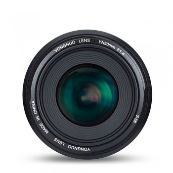 YONGNUO YN50mm 50mm F1.4 Standard Prime Lens Large Aperture Auto Focus Lens for Canon EOS 6D 70D 5D2 5D3 600D 60D DSLR Camera