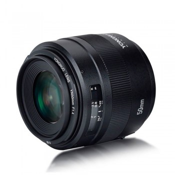 YONGNUO YN50mm 50mm F1.4 Standard Prime Lens Large Aperture Auto Focus Lens for Canon EOS 6D 70D 5D2 5D3 600D 60D DSLR Camera