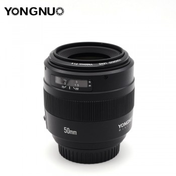 Original YN50mm Lens YN50mm F1.4 F1.4N E Standard Prime Lens Large Aperture Auto Focus Lens for Canon EOS Foe Nikon DSLR Camera