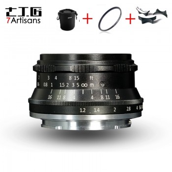 7artisans 35mm F1.2 Prime Lens for Sony E-mount / for Canon EOS-M / for Fuji XF APS-C Mirrorless Camera Manual Focus Fixed Lens