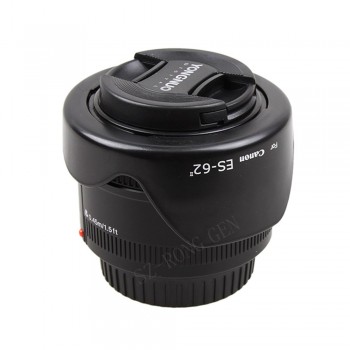YONGNUO YN50mm Lens fixed focus lens EF 50mm F/1.8 AF/MF lense Large Aperture Auto Focus Lens +52MVUV+Hood For Canon DSLR Camera