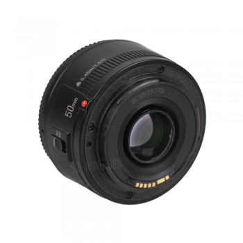 YONGNUO YN50mm Lens fixed focus lens EF 50mm F/1.8 AF/MF lense Large Aperture Auto Focus Lens +52MVUV+Hood For Canon DSLR Camera