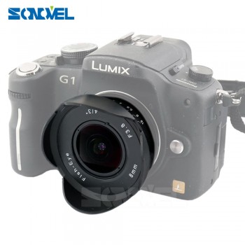8mm F3.8 Fish-eye C mount Wide Angle Fisheye Lens Focal length Fish eye Lens Suit For Panasonic Olympus Micro Four Thirds M4/3