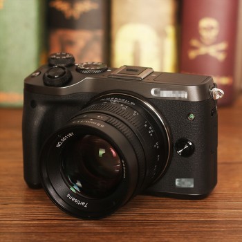 7artisans 55mm F1.4 Large Aperture Portrait Manual Focus Micro Camera Lens Fit for Canon EOSM sony E-Mount Fuji FX Amount lens