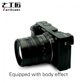 7artisans 55mm F1.4 Large Aperture Portrait Manual Focus Micro Camera Lens Fit for Canon EOSM sony E-Mount Fuji FX Amount lens