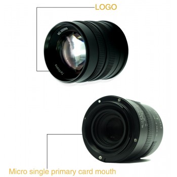 7artisans 55mm F1.4 Large Aperture Portrait Manual Focus Micro Camera Lens Fit for Canon EOSM sony E-Mount Fuji FX Amount lens