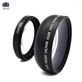 49mm 0.45x Wide Angle Camera Lens With Macro Lens for Sony Alpha NEX-3 NEX-5 NEX-5N for Sony Alpha A3000 with 18-55 lens Black