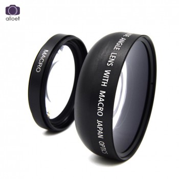 49mm 0.45x Wide Angle Camera Lens With Macro Lens for Sony Alpha NEX-3 NEX-5 NEX-5N for Sony Alpha A3000 with 18-55 lens Black