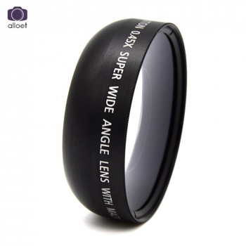 49mm 0.45x Wide Angle Camera Lens With Macro Lens for Sony Alpha NEX-3 NEX-5 NEX-5N for Sony Alpha A3000 with 18-55 lens Black