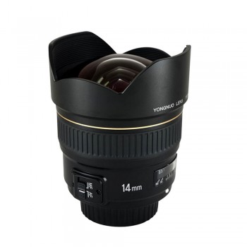 YONGNUO 14mm F2.8 Ultra-wide Angle Prime Lens YN14mm Auto Focus AF MF Metal Mount Lens for Nikon d5300 d3400 d3100 d200 d810