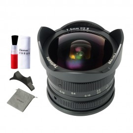 7artisans 7.5mm f2.8 fisheye lens 180 APS-C Manual Fixed Prime Lens For E Mount Sony Canon EOS-M Mount Fuji FX Mount